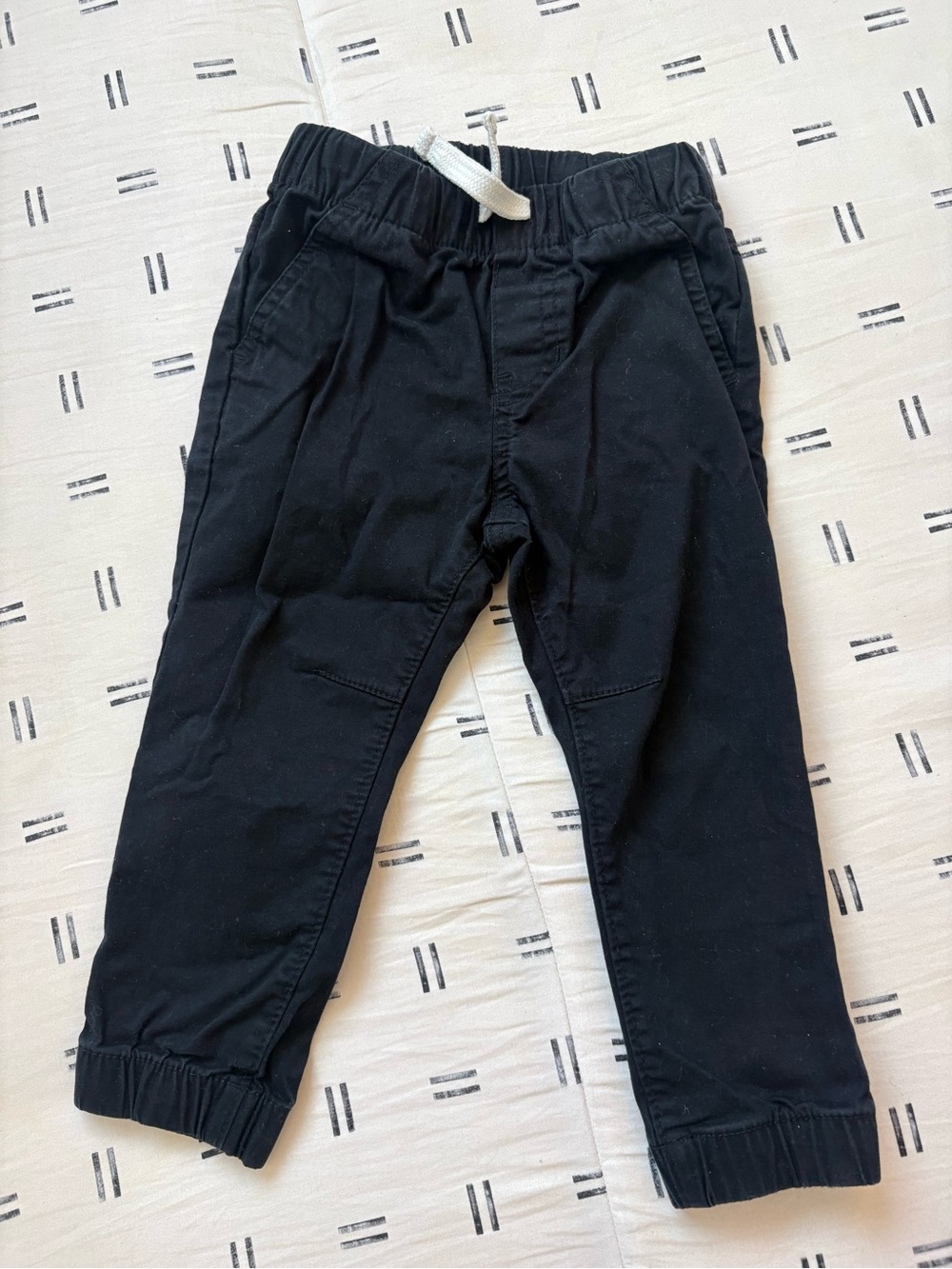 Toddler Boys' Woven Jogger Pants - Cat & Jack™ Black 2T
